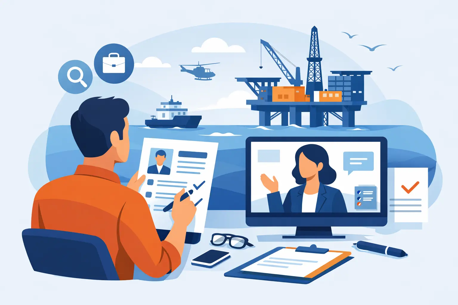 Offshore Job Application Tips That Get Interviews