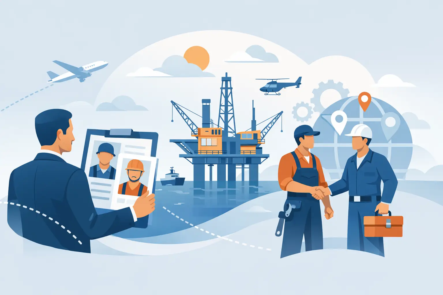 How Offshore Jobs for Mechanics Get Filled