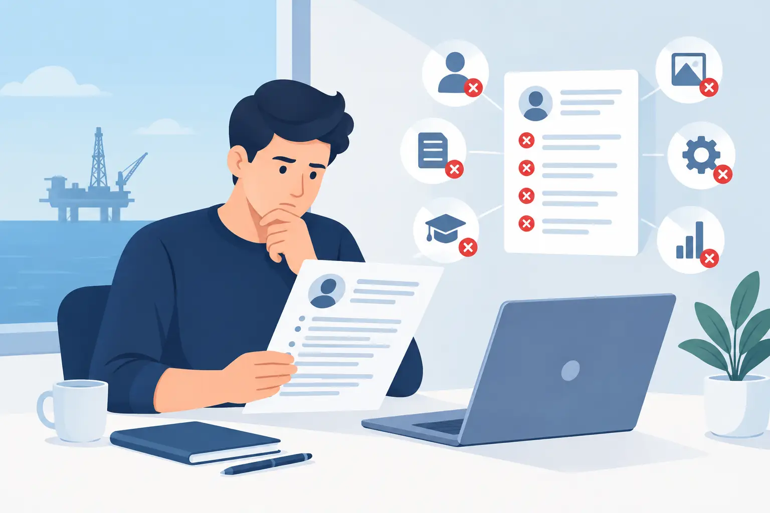 7 Common Offshore CV Mistakes That Cost You Jobs